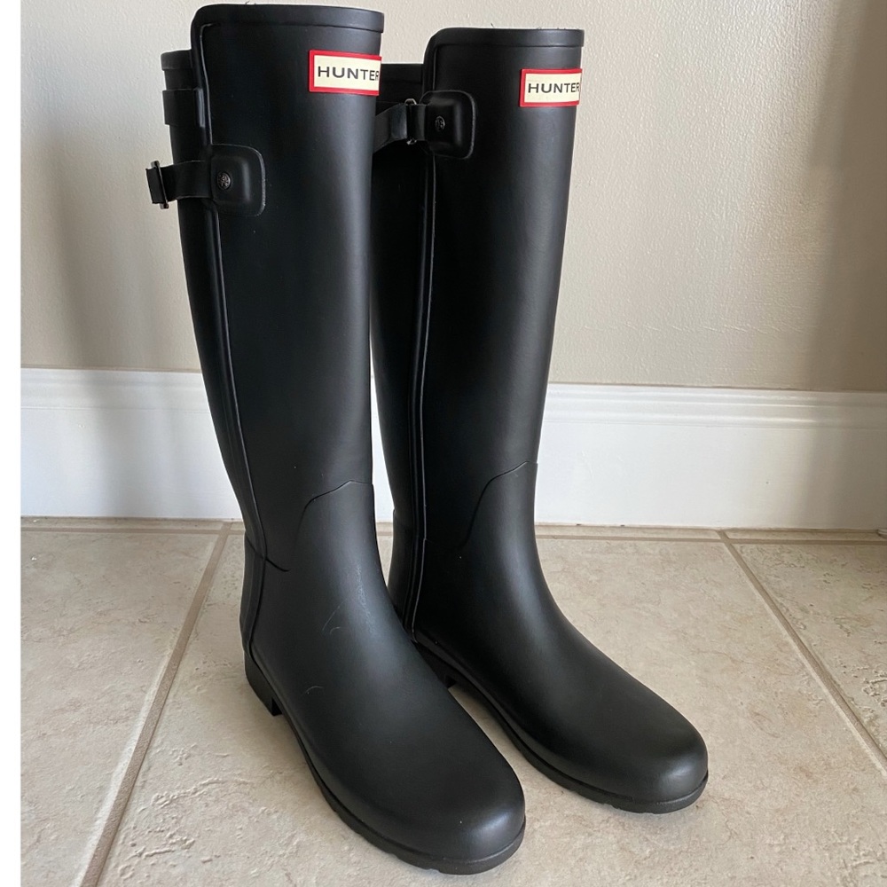 Hunter Black Rain Boots